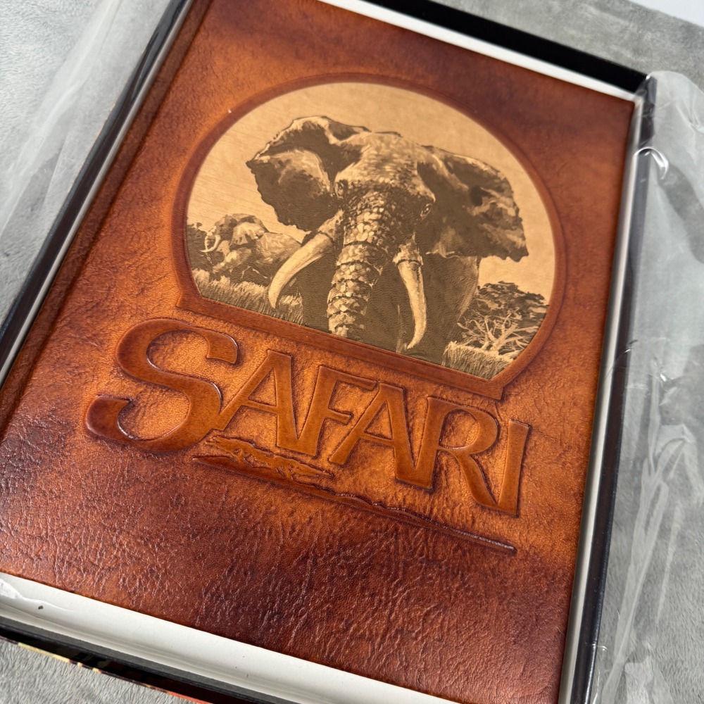 Facts On File Safari Gunter Ziesler Hardcover Book Brown Excellent‎ 1984 1st Ed